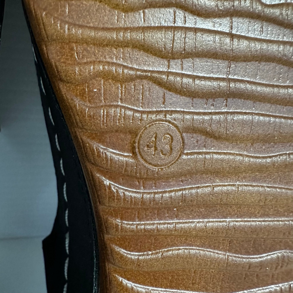 Summer Womens NWOT Comfortable Lightweight Sandals Black Tan Walking (43) 11/12 - Picture 14 of 16